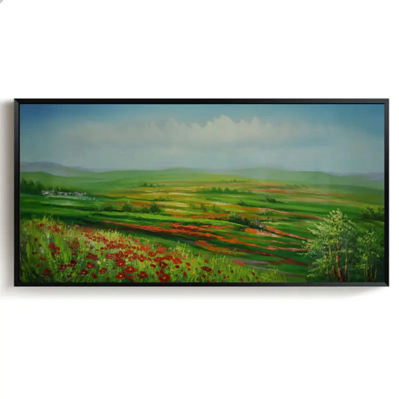 Oil Painting Landscape Hand painted Modern Wall Art Picture for Living room Pastoral Flower Canvas Paintings
Oil Painting Landscape Hand painted Modern Wall Art Picture for Living room Pastoral Flower Canvas Paintings