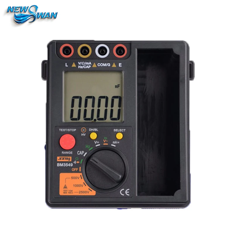 BM3549 Digital Insulation Megohmmeter Resistance Test Meter Digital Insulation Resistance Tester Multimeter 2500V
BM3549 Digital Insulation Megohmmeter Resistance Test Meter Digital Insulation Resistance Tester Multimeter 2500V