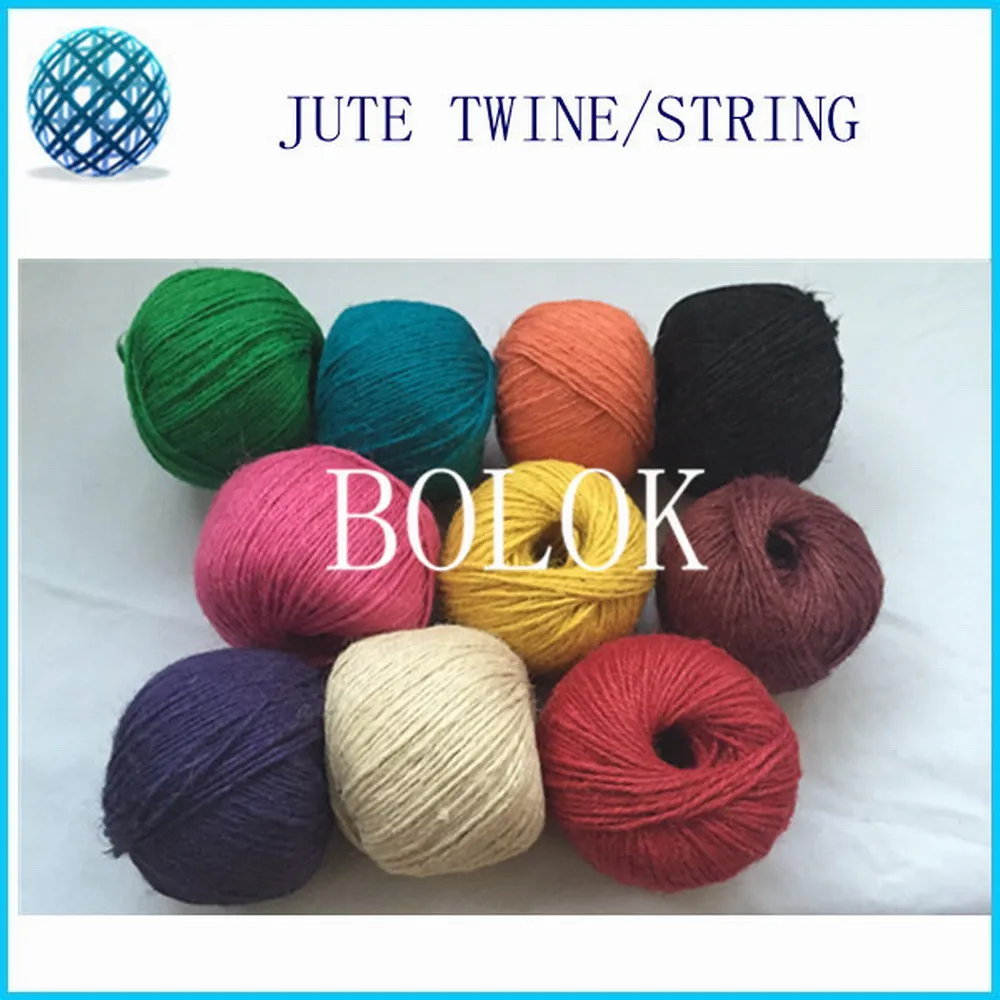 Colored Jute Twine 8pc/lot,100m ball packing 2Ply Decorative Handmade Accessory Rope Twine 10 color
Colored Jute Twine 8pc/lot,100m ball packing 2Ply Decorative Handmade Accessory Rope Twine 10 color
