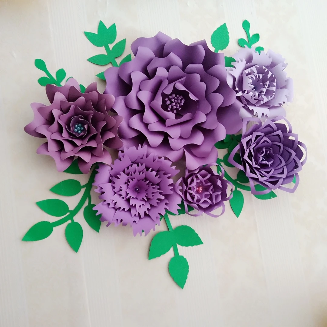 Ready Giant Paper Rose Flower Templates with Tutorial For Wedding Backdrop Baby Nursery Fashion Trade Show With Leaves
Ready Giant Paper Rose Flower Templates with Tutorial For Wedding Backdrop Baby Nursery Fashion Trade Show With Leaves