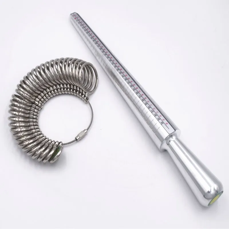 Brand New US Ring Sizer Measure Finger Gauge For Wedding Ring Band Genuine Tester Measuring Stick Ring Jewelry Tools Set
Brand New US Ring Sizer Measure Finger Gauge For Wedding Ring Band Genuine Tester Measuring Stick Ring Jewelry Tools Set