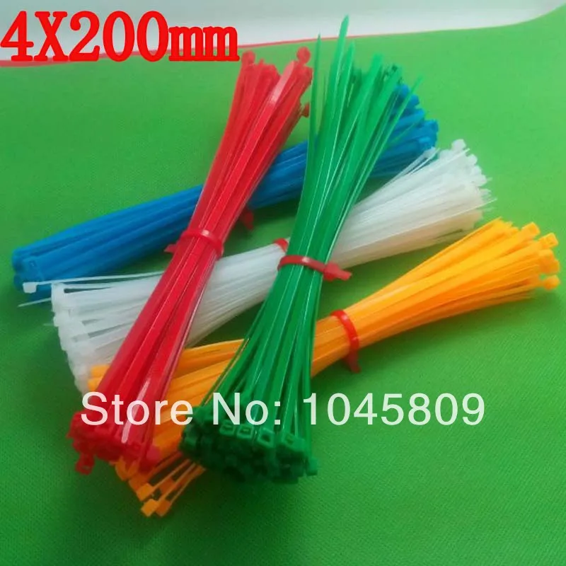 500PCS 200mm X 4mm Cable Wire Zip Ties/ Self Locking Nylon Cable Tie 5 Colors for Each 100
500PCS 200mm X 4mm Cable Wire Zip Ties/ Self Locking Nylon Cable Tie 5 Colors for Each 100