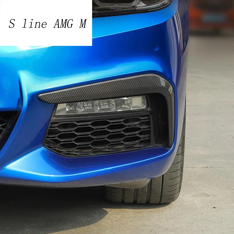 Car Styling Carbon fiber Head Front fog lamps covers grille slats lights Stickers Trim For BMW 5 Series G30 G38 Auto Accessories
Car Styling Carbon fiber Head Front fog lamps covers grille slats lights Stickers Trim For BMW 5 Series G30 G38 Auto Accessories