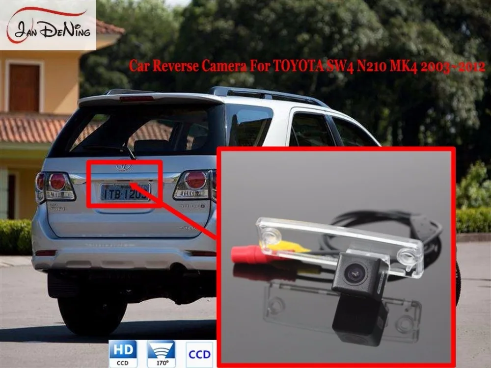 JanDeNing HD Car Rear View Parking/Backup Reverse Camera/ Waterproof License Plate Light OEM For Toyota SW4 N210 Mk4 2003-2012
JanDeNing HD Car Rear View Parking/Backup Reverse Camera/ Waterproof License Plate Light OEM For Toyota SW4 N210 Mk4 2003-2012