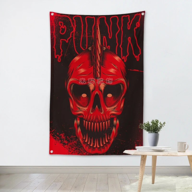 Punk Music Band Team Logo Cloth Poster Banners Four-Hole Flag Dormitory Bedroom Wall Decoration
Punk Music Band Team Logo Cloth Poster Banners Four-Hole Flag Dormitory Bedroom Wall Decoration
