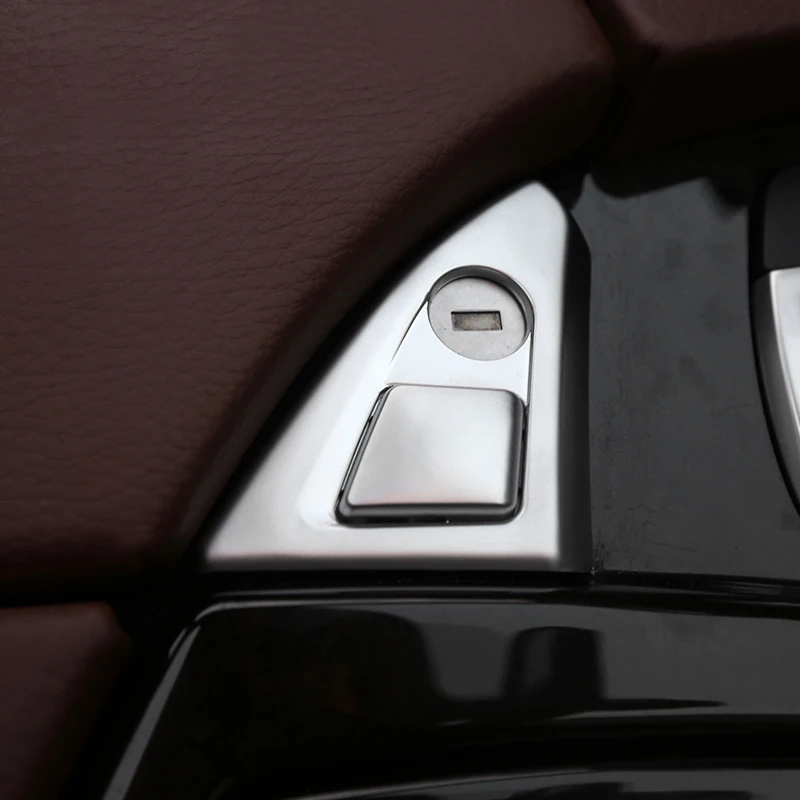 Inner Chrome Center Console Armrest buttons Covers Trim Stickers Glove box handle switch for BMW 5 series F10 F18 525 528
Inner Chrome Center Console Armrest buttons Covers Trim Stickers Glove box handle switch for BMW 5 series F10 F18 525 528