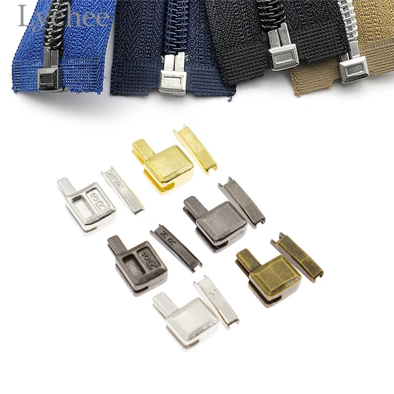 Lychee Life 10 Sets 3# Metal Repair Zipper Stopper Open End Zipper Stopper DIY Sewing Zipper Accessories for Clothes
Lychee Life 10 Sets 3# Metal Repair Zipper Stopper Open End Zipper Stopper DIY Sewing Zipper Accessories for Clothes