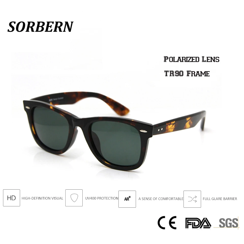 Sorbern TR90 Plastic Titanium Design Polarized Sunglasses Women Goggles UV400 Sun Glasses for Men Leoparded Retro Gafas De Sol
Sorbern TR90 Plastic Titanium Design Polarized Sunglasses Women Goggles UV400 Sun Glasses for Men Leoparded Retro Gafas De Sol