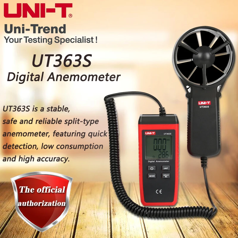 UNI-T UT363S цифровой анемометр; Промышленный ручной анемометр, измеритель скорости ветра/температуры
UNI-T UT363S цифровой анемометр; Промышленный ручной анемометр, измеритель скорости ветра/температуры
