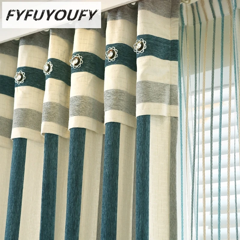 Mediterranean Striped curtains for living room,black-out curtain for bedroom,High-grade massiness soft charpie curtain and tulle
Mediterranean Striped curtains for living room,black-out curtain for bedroom,High-grade massiness soft charpie curtain and tulle