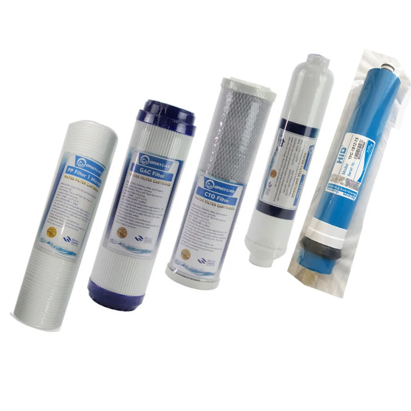 5 MICRON PPF+GAC+CTO+RO+T33 /(HID 75/100GPD RO )WATER FILTER TASTE/ODOR CARBON FILTER FOR 5 STAGE REVERSE OSMOSIS Water Purifier
5 MICRON PPF+GAC+CTO+RO+T33 /(HID 75/100GPD RO )WATER FILTER TASTE/ODOR CARBON FILTER FOR 5 STAGE REVERSE OSMOSIS Water Purifier