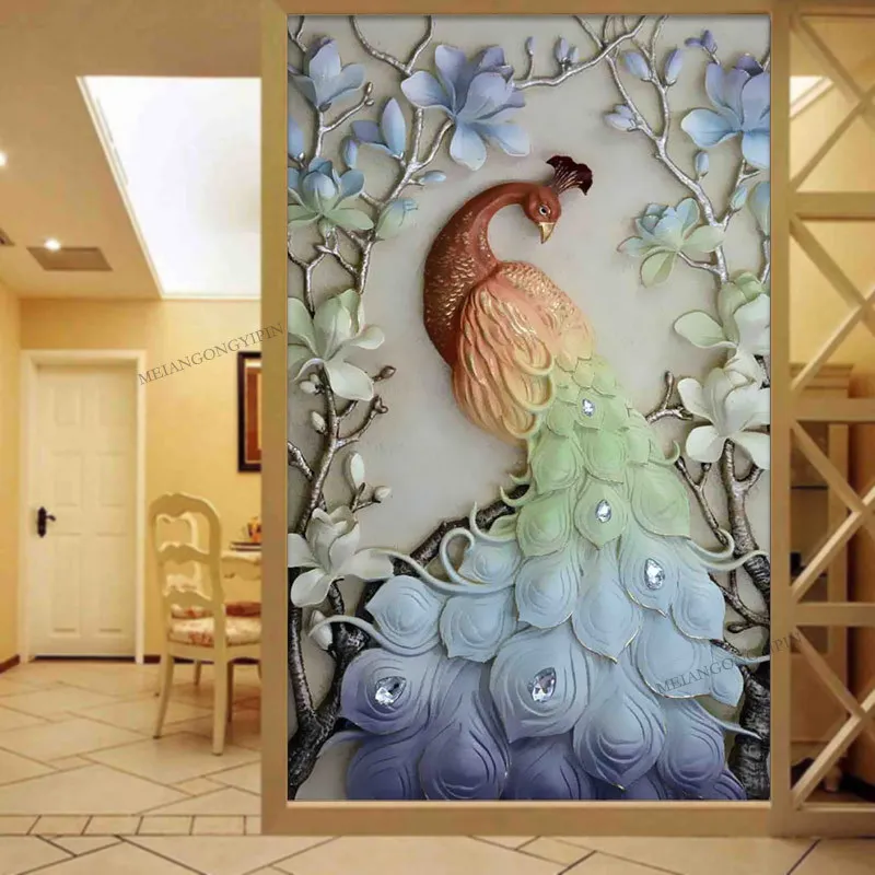 The New Living Room Vertical Version Of Magnolia Peacock Embroidered 5d Diamond Round Diamond Cross Switch Diamond Paste
The New Living Room Vertical Version Of Magnolia Peacock Embroidered 5d Diamond Round Diamond Cross Switch Diamond Paste