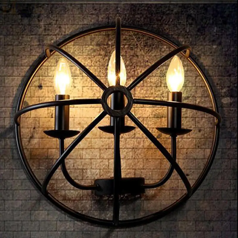Nordic retro industrial style creative wall lamps semi-circular iron art cafe bar restaurant clothing store lamps
Nordic retro industrial style creative wall lamps semi-circular iron art cafe bar restaurant clothing store lamps