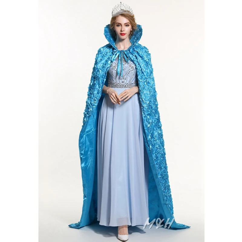 Fashion Rose Cloak Cake For Women ,Full Length 71" Lace-up Robe Cape Cosplay Party Costume Pageant Cloak Handmade Light Blue
Fashion Rose Cloak Cake For Women ,Full Length 71" Lace-up Robe Cape Cosplay Party Costume Pageant Cloak Handmade Light Blue