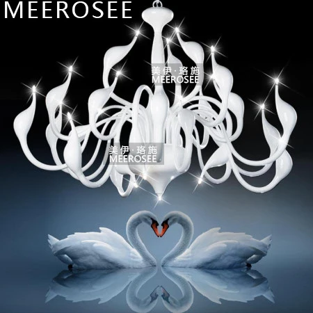 Modern White Swan Chandelier Light Fixture Lighting Fitting Black Romantic Swan Hanging Suspension Drop Light Lamparas Lamp
Modern White Swan Chandelier Light Fixture Lighting Fitting Black Romantic Swan Hanging Suspension Drop Light Lamparas Lamp