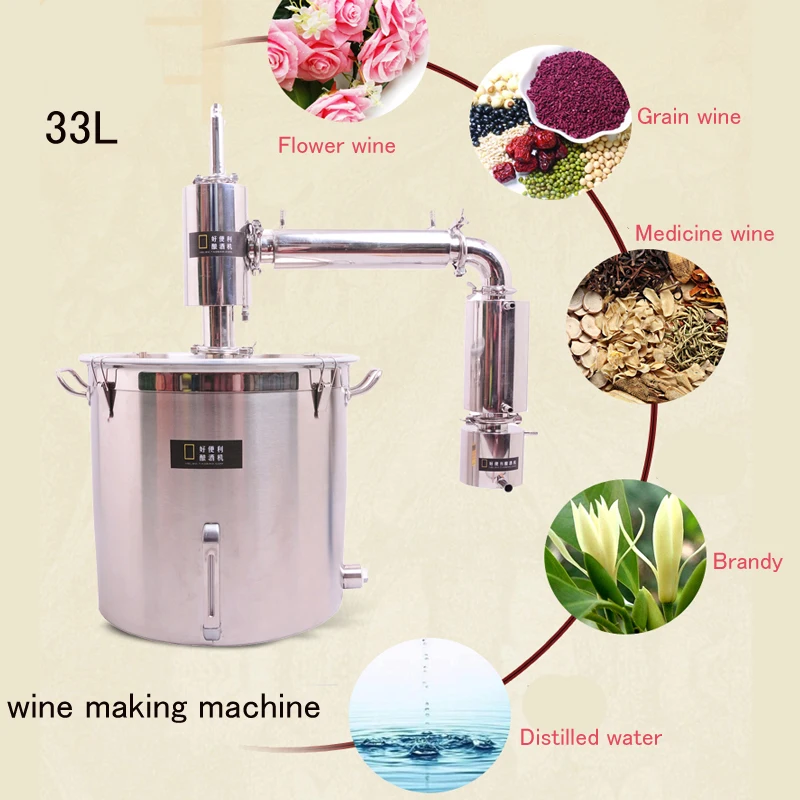 33L/71L Commercial Wine Brewing Device Liquor Making Machine Automatic Wine Making Machine Household Wine Steamer
33L/71L Commercial Wine Brewing Device Liquor Making Machine Automatic Wine Making Machine Household Wine Steamer