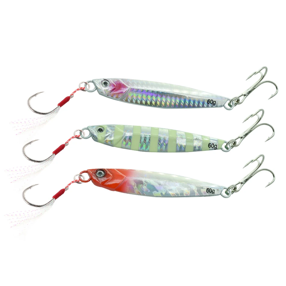 1pcs/pack 40g 60g fishing metal lure jigging bait Hard bait spoon spinner fish tackle artifical wobbler with hook
1pcs/pack 40g 60g fishing metal lure jigging bait Hard bait spoon spinner fish tackle artifical wobbler with hook