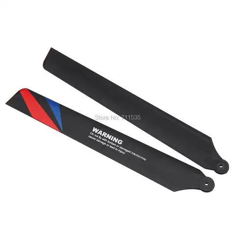 K130.0003 Main Rotor Blade Propeller Blades Set Spare Parts For Wltoys XK K130 6CH RC Helicopter