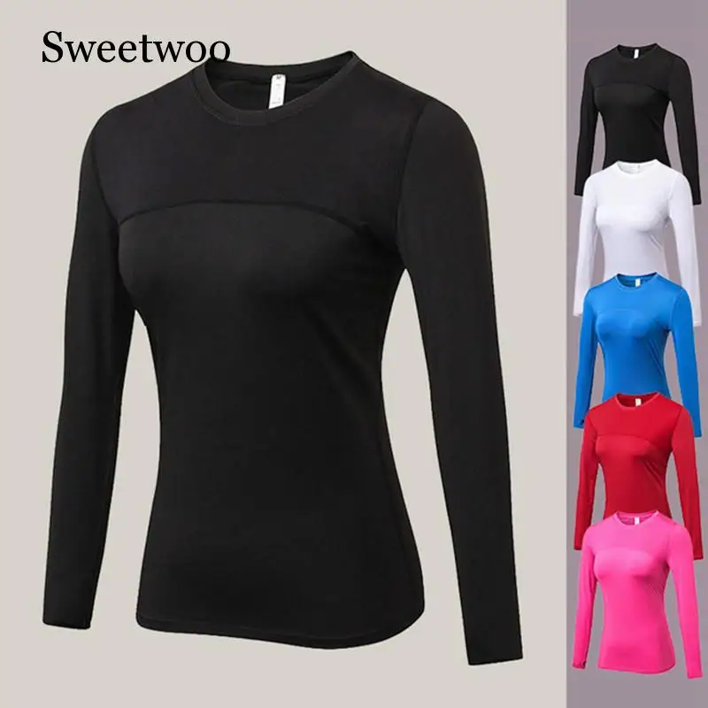 2019 Long Sleeve T-shirts Women Yoga Gym Compression Tights Sportswear Fitness Quick Dry Running Tops Body Shaper Tee Shirts
2019 Long Sleeve T-shirts Women Yoga Gym Compression Tights Sportswear Fitness Quick Dry Running Tops Body Shaper Tee Shirts