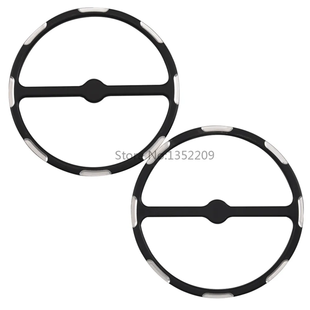 Motorcycle Aluminum Inner Fairing Trim Kit Black Front Speaker Trim Grill Cover Fit For Electra Street Glides Trikes 96-13
Motorcycle Aluminum Inner Fairing Trim Kit Black Front Speaker Trim Grill Cover Fit For Electra Street Glides Trikes 96-13