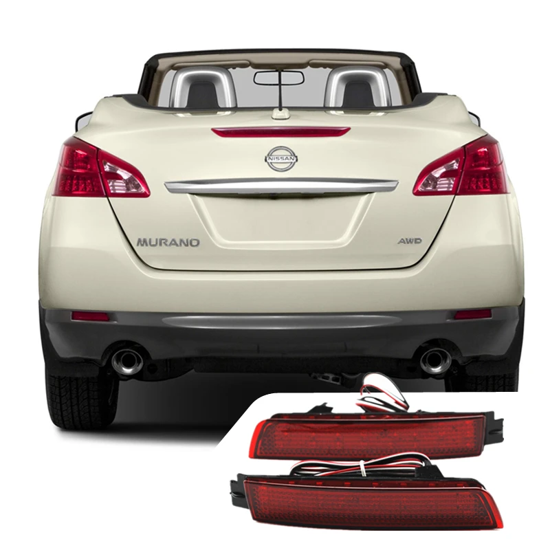 OKEEN car-styling For Nissan Juke Murano 2009-2014 LED Rear Bumper Light Reflectors Back Tail Brake Stop Auto led Fog Light 12V
OKEEN car-styling For Nissan Juke Murano 2009-2014 LED Rear Bumper Light Reflectors Back Tail Brake Stop Auto led Fog Light 12V
