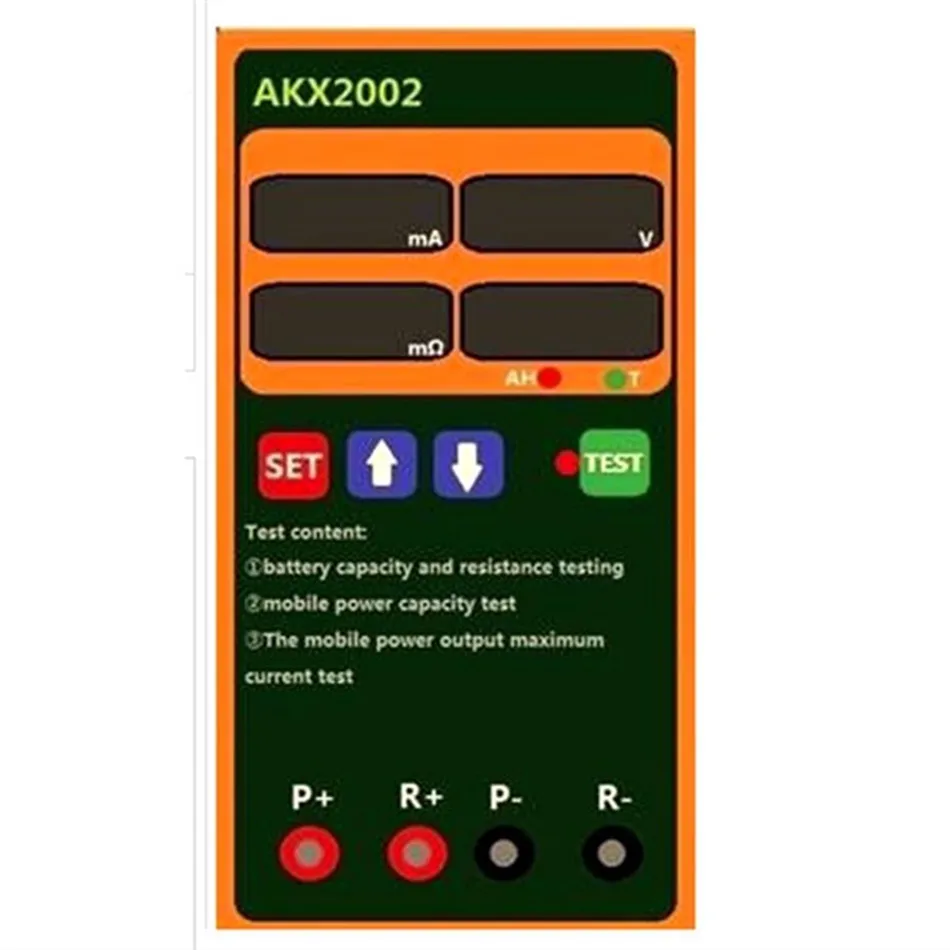 AKX2002 Versatile Battery Tester Mobile Power The Output Voltage Current Capacity Internal Resistance
AKX2002 Versatile Battery Tester Mobile Power The Output Voltage Current Capacity Internal Resistance