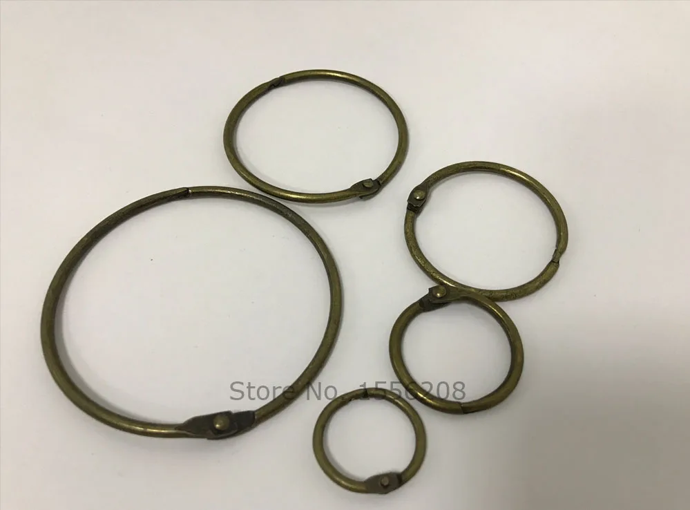 Wholesale ID19 25 30 40 60mm DIY bronze vintage round hoop loose leaf photo albums open ring clasp scrapbook cards buckle snap
Wholesale ID19 25 30 40 60mm DIY bronze vintage round hoop loose leaf photo albums open ring clasp scrapbook cards buckle snap