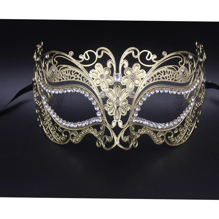 High-Grade Flower Party Mask for Female, Gold and Silver Venetian Diamond Performance Mask
High-Grade Flower Party Mask for Female, Gold and Silver Venetian Diamond Performance Mask