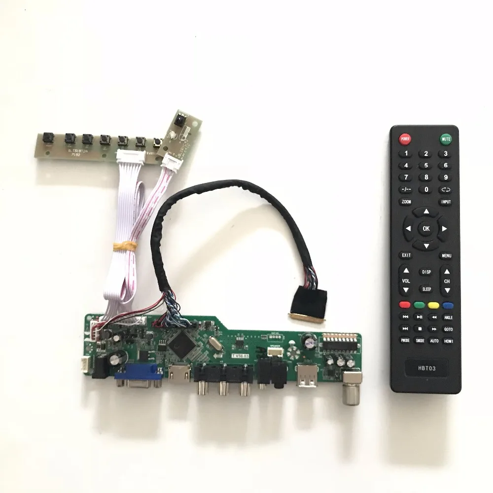VGA AV Audio USB TV Controller Board Kit for 1600x900 B173RW01 WLED LVDS LCD controller board
VGA AV Audio USB TV Controller Board Kit for 1600x900 B173RW01 WLED LVDS LCD controller board