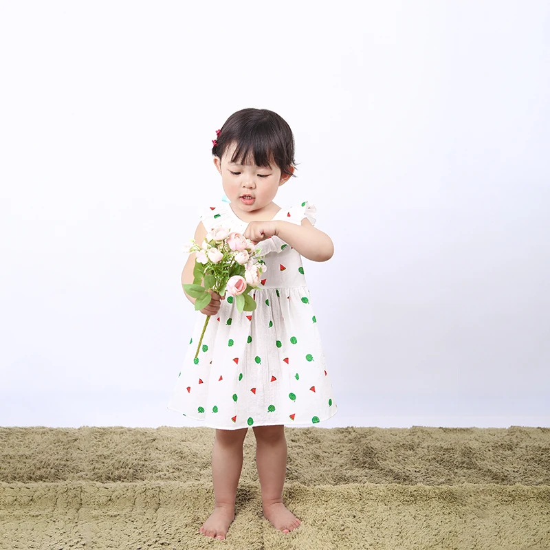 Summer Kids Dresses For Girls Casual Wear Frill Sleeve Girl Dress Children Boutique Clothing Fruit Baby Party Clothes Vestidos
Summer Kids Dresses For Girls Casual Wear Frill Sleeve Girl Dress Children Boutique Clothing Fruit Baby Party Clothes Vestidos