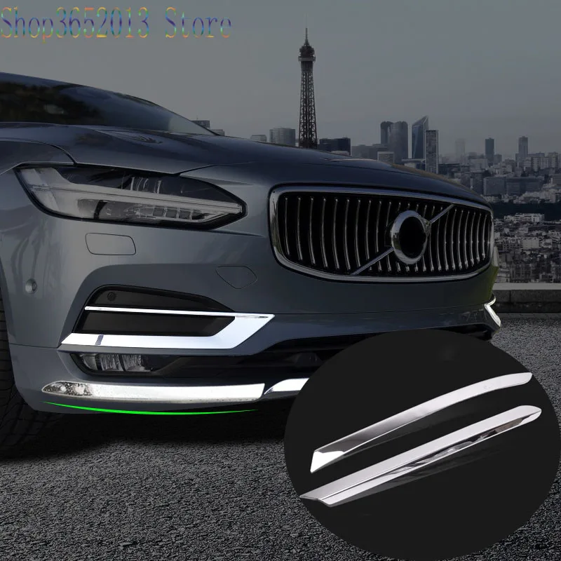Car Styling Accessories 2pcs For Volvo S90 2016-2018 stainless steel Front Bumper Corner Side Strips Trim cover
Car Styling Accessories 2pcs For Volvo S90 2016-2018 stainless steel Front Bumper Corner Side Strips Trim cover