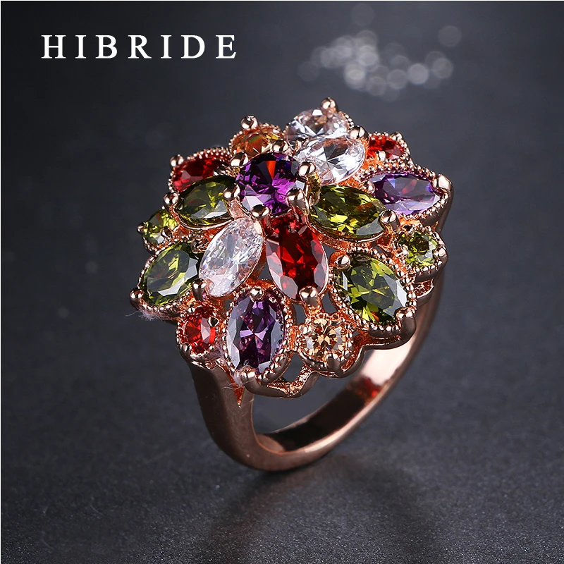 HIBRIDE Brand High Quality Multicolor Cubic Zirconia Rings Mona Lisa Ring for Bride Fashion Jewelry Ring QSP0010-14
HIBRIDE Brand High Quality Multicolor Cubic Zirconia Rings Mona Lisa Ring for Bride Fashion Jewelry Ring QSP0010-14
