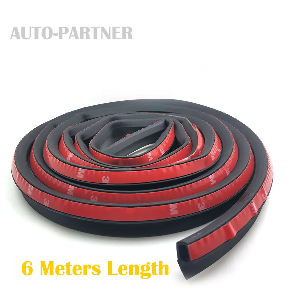 6Meter/pcs P type car sound insulation sealing rubber strip anti Noise Rubber 3m Sticky Tape car door seal
6Meter/pcs P type car sound insulation sealing rubber strip anti Noise Rubber 3m Sticky Tape car door seal