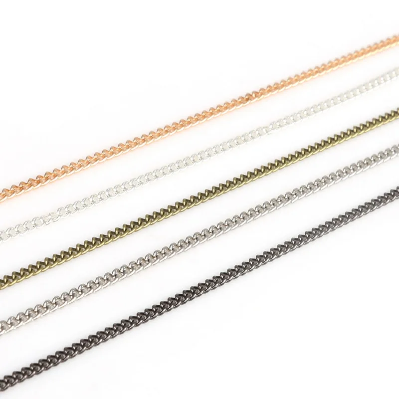 5m/lot 3*2mm Rhodium/Silver/Gold/Gunmetal /Antique Bronze Plated Iron Chains Fitting For Make Necklace Bracelet Jewelry Findings
5m/lot 3*2mm Rhodium/Silver/Gold/Gunmetal /Antique Bronze Plated Iron Chains Fitting For Make Necklace Bracelet Jewelry Findings