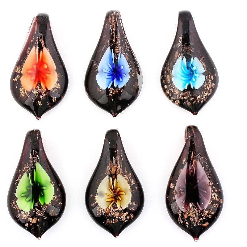 QianBei Wholesale 6pcs Handmade Murano Lampwork Glass Color Glory Water Drop Pendant Fit Necklace Hot Gift
QianBei Wholesale 6pcs Handmade Murano Lampwork Glass Color Glory Water Drop Pendant Fit Necklace Hot Gift