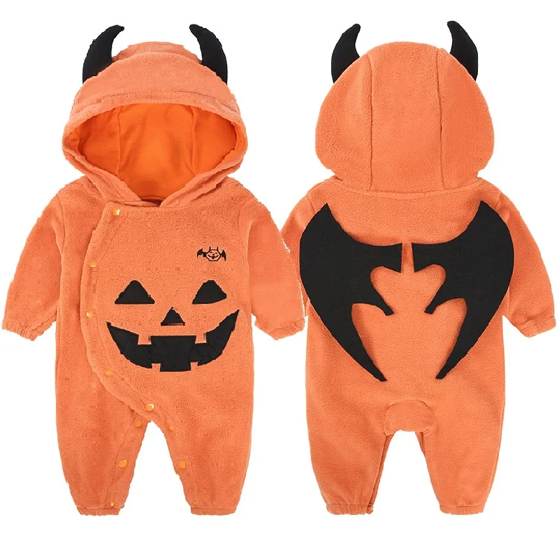 Halloween Newborn Rompers Polar Fleece Baby Boys Pumpkin Outfits For Infant Coats Hooded Jumpsuit Bat Spirit Costumes Jacket Top
Halloween Newborn Rompers Polar Fleece Baby Boys Pumpkin Outfits For Infant Coats Hooded Jumpsuit Bat Spirit Costumes Jacket Top