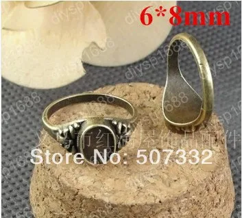 Free Shipping alloy bead Antique Bronze 18MM with collet 8*6MM ring Collet settings 100PCS for Vintage Charms & Pendants JJA2738
Free Shipping alloy bead Antique Bronze 18MM with collet 8*6MM ring Collet settings 100PCS for Vintage Charms & Pendants JJA2738