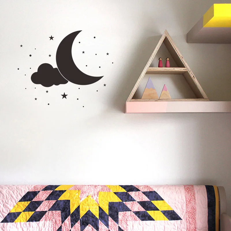 Clouds Moon Stars Night Sky Wall Sticker For Kids Room Background Home Decoration Mural Child's Bedroom Self-adhesive Wallpaper
Clouds Moon Stars Night Sky Wall Sticker For Kids Room Background Home Decoration Mural Child's Bedroom Self-adhesive Wallpaper