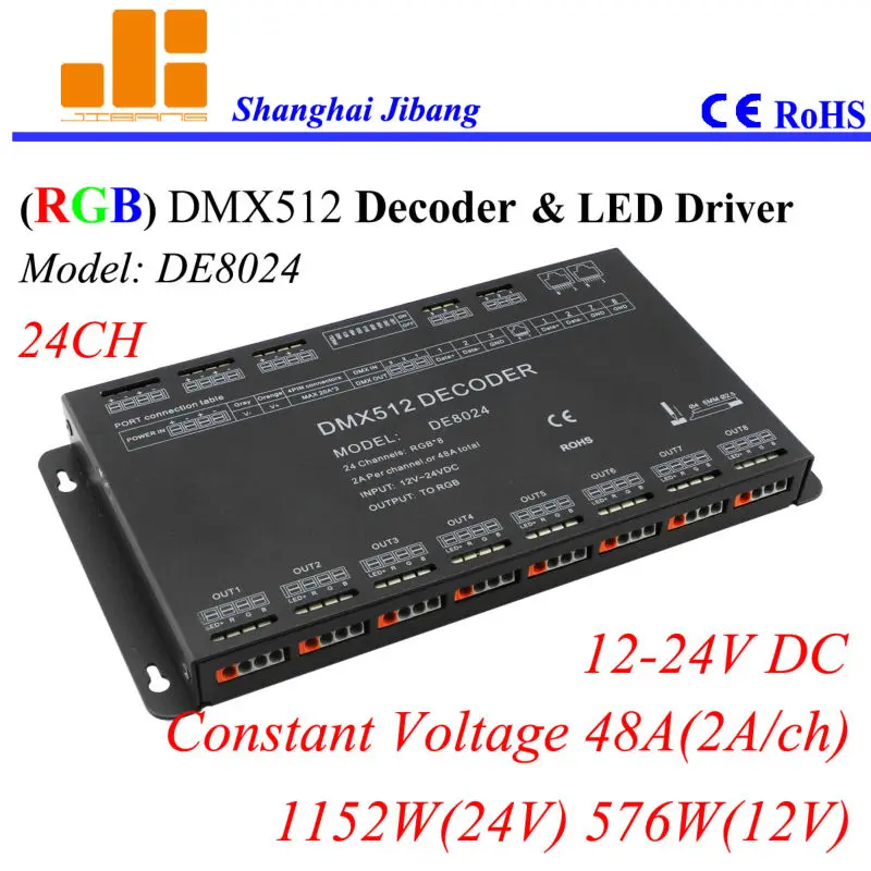Бесплатная доставка декодер DMX и светодиодный драйвер, контроллер RGB с обратной связью Dipswitch, 24 канала/12-24 В/48 а/1152 Вт pn: DE8024
Бесплатная доставка декодер DMX и светодиодный драйвер, контроллер RGB с обратной связью Dipswitch, 24 канала/12-24 В/48 а/1152 Вт pn: DE8024