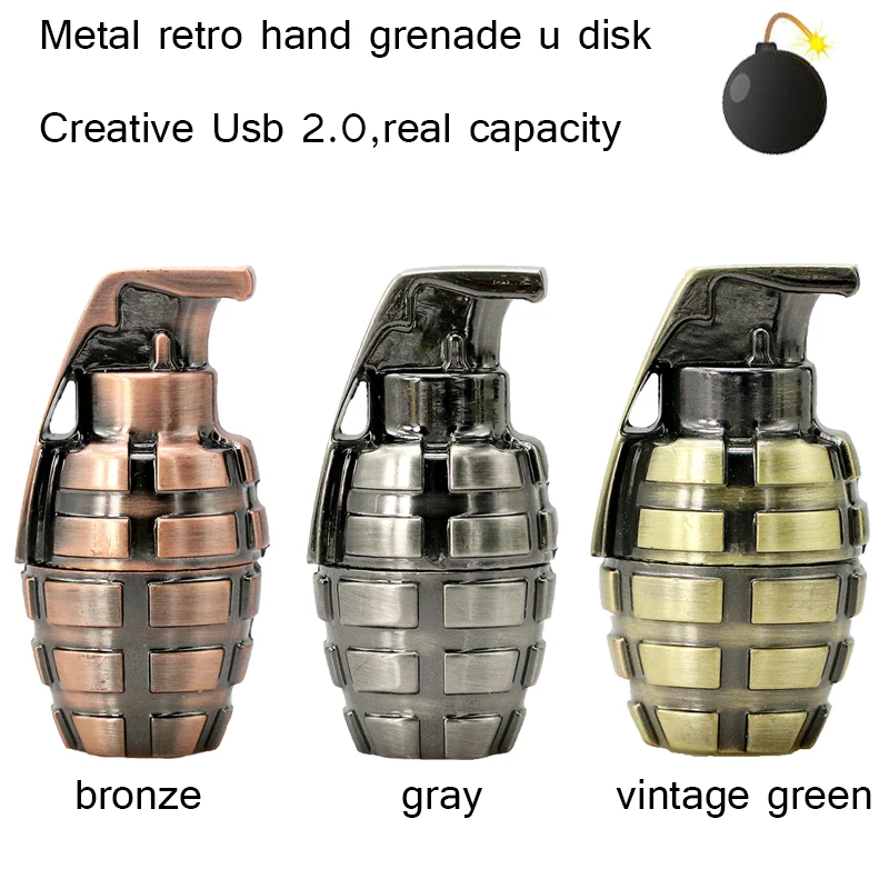 New Mini Metal Retro Hand Grenade USB Flash Drive 64GB Usb 2.0 Pen Drive 16GB Flash Memory Stick U Disk Pen Drive 32GB Pendrive
New Mini Metal Retro Hand Grenade USB Flash Drive 64GB Usb 2.0 Pen Drive 16GB Flash Memory Stick U Disk Pen Drive 32GB Pendrive