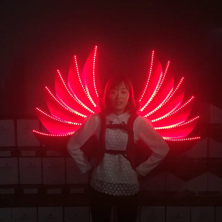 Hot Sale Red Led Luminous Catwalk Show Wings Led Lighting Ballroom Costume Dancing Stage Wear
Hot Sale Red Led Luminous Catwalk Show Wings Led Lighting Ballroom Costume Dancing Stage Wear