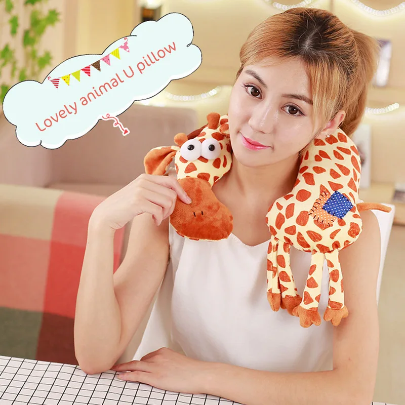 1PCS 30cm*35cm cartoon Animals plush dolls U pillow type multifunctional office neck guard cushion Girl Gift
1PCS 30cm*35cm cartoon Animals plush dolls U pillow type multifunctional office neck guard cushion Girl Gift