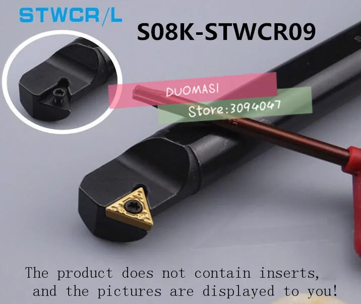 S08K-STWCR09 токарные инструменты 8 мм, токарный станок набор токарных инструментов внутренний токарный инструмент CNC Индексируемые токарные инструменты
S08K-STWCR09 токарные инструменты 8 мм, токарный станок набор токарных инструментов внутренний токарный инструмент CNC Индексируемые токарные инструменты