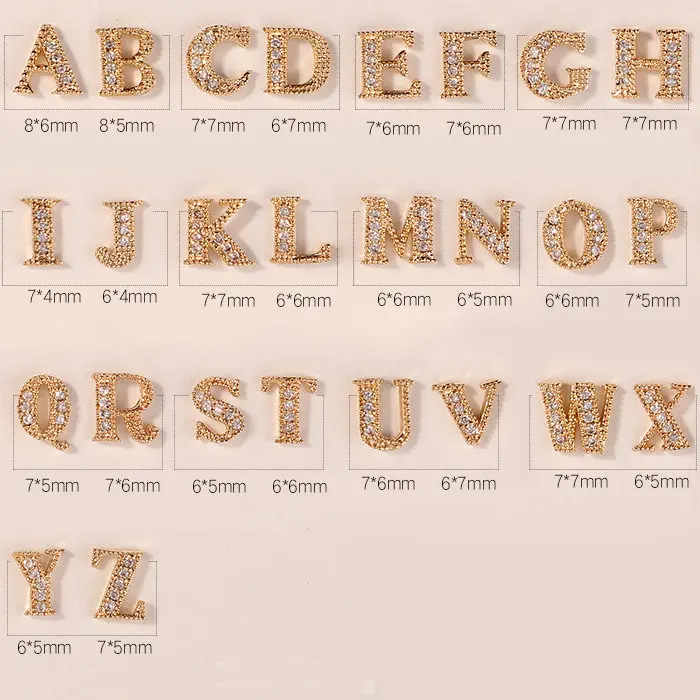 Украшения для ногтей, с буквами английского алфавита, 10 шт.
Украшения для ногтей, с буквами английского алфавита, 10 шт.