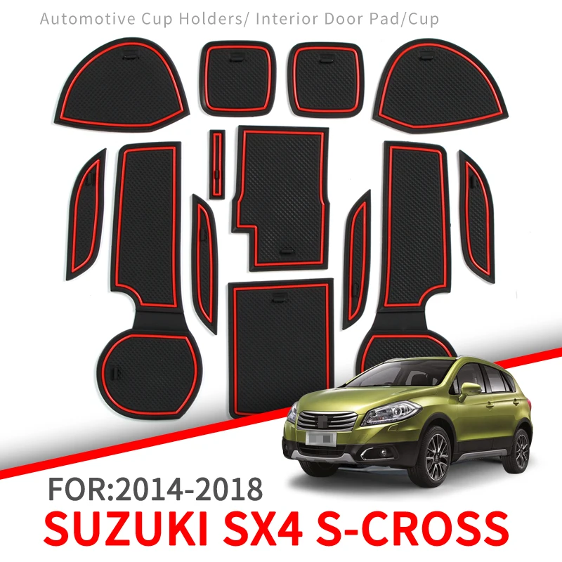 ZUNDUO автомобильный Противоскользящий ворота Слот коврик для SUZUKI SX4 S-Cross 2014 2015 2016 2017 2018 Maruti SX-4 SX 4 S Крест и перекрестными на нескользящей подошве 
ZUNDUO автомобильный Противоскользящий ворота Слот коврик для SUZUKI SX4 S-Cross 2014 2015 2016 2017 2018 Maruti SX-4 SX 4 S Крест и перекрестными на нескользящей подошве
