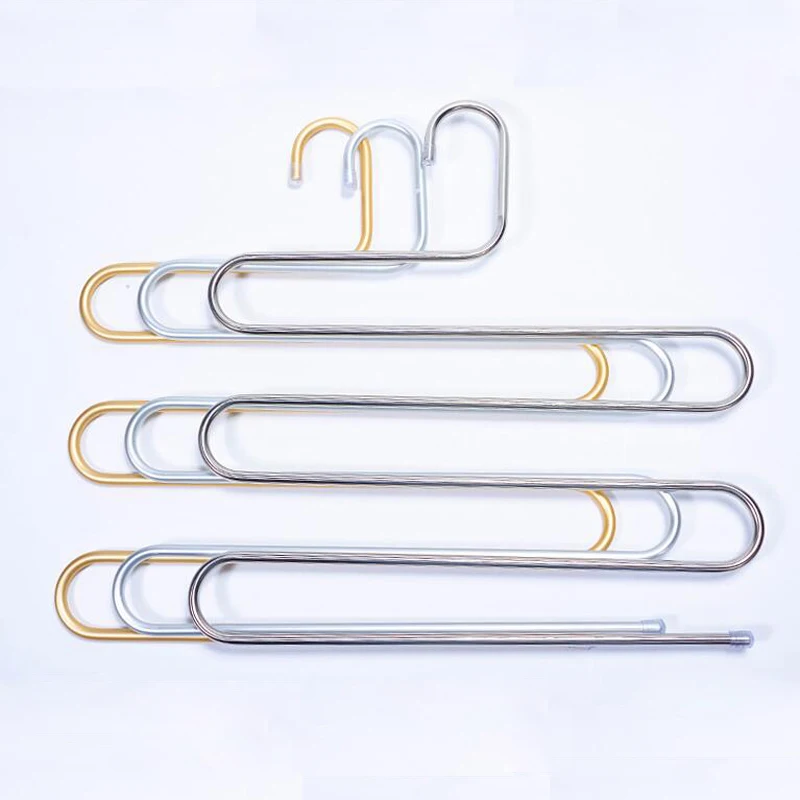 5pcs/lot Metal Multi - Functional Magic Trousers Rack Of Aluminum Alloy Hanger Stainless Steel S Pants Racks
5pcs/lot Metal Multi - Functional Magic Trousers Rack Of Aluminum Alloy Hanger Stainless Steel S Pants Racks