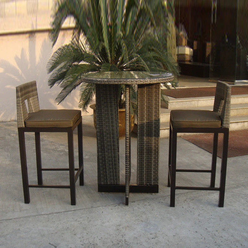 3pcs Rattan Bar Set Outdoor Garden Table And Chairs handmade woven indoor outdoor customized size and color for bar restaurant
3pcs Rattan Bar Set Outdoor Garden Table And Chairs handmade woven indoor outdoor customized size and color for bar restaurant