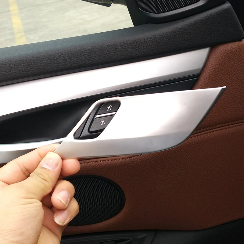 Auto Interior Mouldings Carbon fiber Style ABS Chrome Safety Door Lock Cover Trim For BMW X5 X6 F15 F16 2014-2018 Car Accessory
Auto Interior Mouldings Carbon fiber Style ABS Chrome Safety Door Lock Cover Trim For BMW X5 X6 F15 F16 2014-2018 Car Accessory