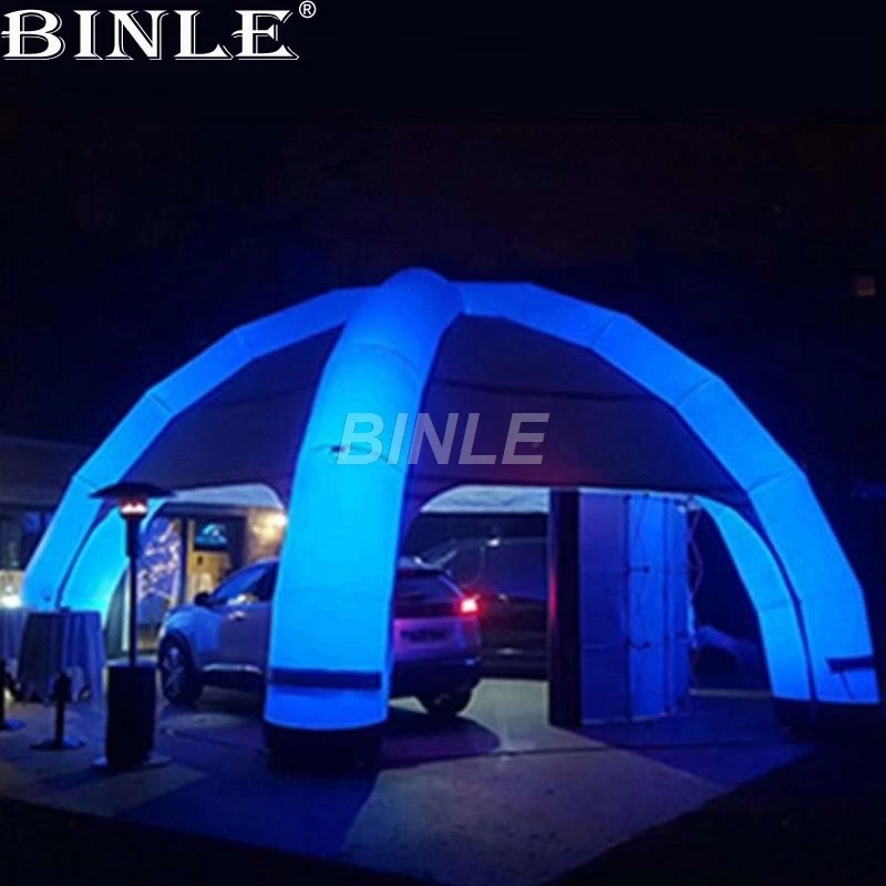 Outdoor 4legs inflatable party tents spider tent with led lighting color changable for events
Outdoor 4legs inflatable party tents spider tent with led lighting color changable for events