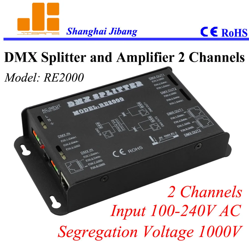 Free Shipping 2channels DMX signal splitter, one to two channel splitter, ( other models 1 to 4, 1 to 8) pn:RE2000
Free Shipping 2channels DMX signal splitter, one to two channel splitter, ( other models 1 to 4, 1 to 8) pn:RE2000